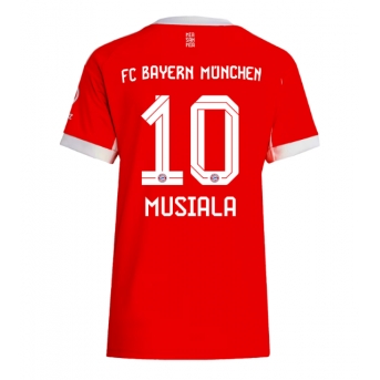 Billige Fotballdrakt Bayern Munich Jamal Musiala #10 Replika Hjemmedrakt Dame 2025-26 Kortermet